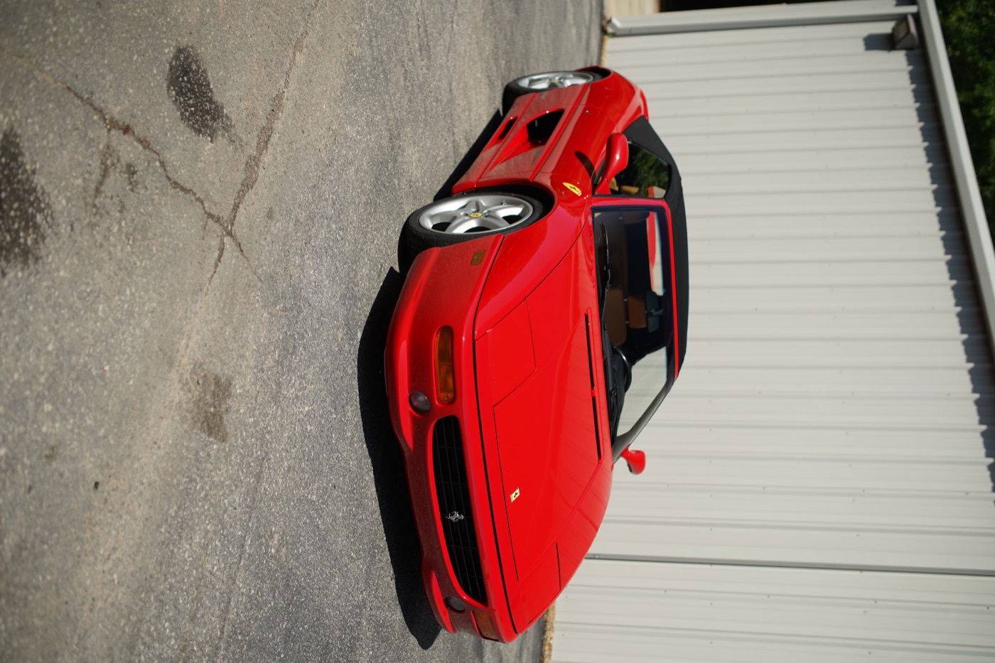 Red Ferrari 355 Spider